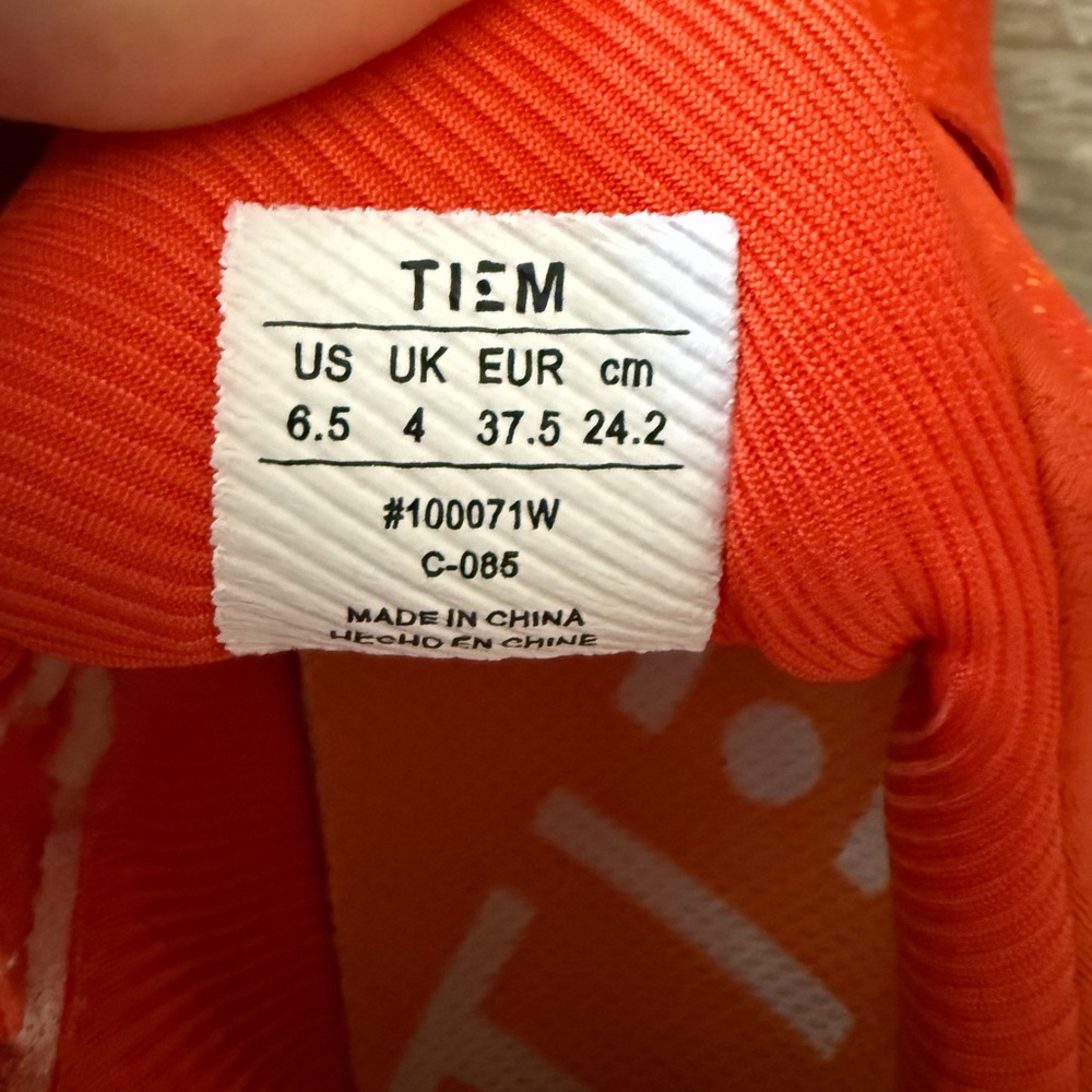 Tiem Orange Lynx Spin Shoes - Picture 2 of 7